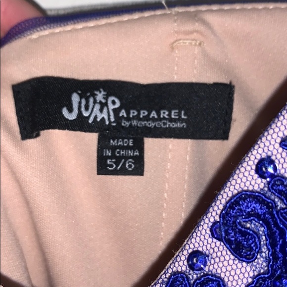 Sparkly Blue Semi-Formal Dress - Picture 4 of 5